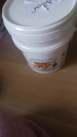 Seau vide de fromage blanc 5 litres
