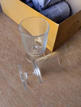 6 verres à pied