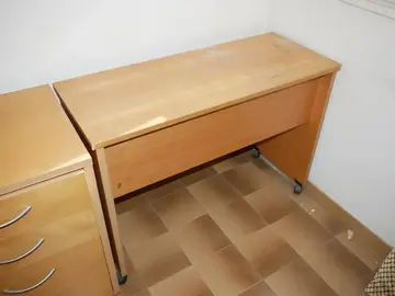 Bureau -Ensemble 3 elements sur roulette