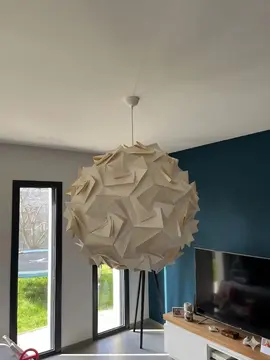 lampe en papier Habitat
