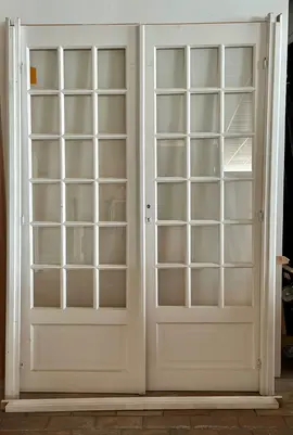 double porte intérieure avec bâti 140 cm