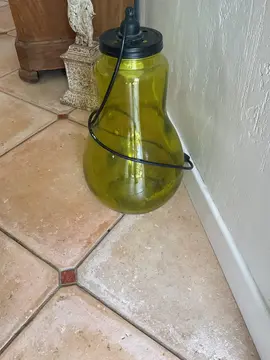 lampe terrarium en forme d’ampoule 35 cm environ