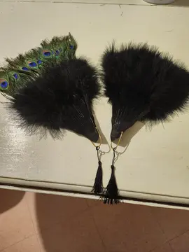 éventails en plume