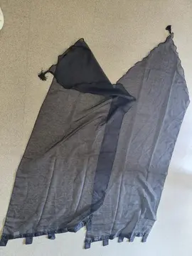1 paire de voilage noir