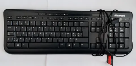 Clavier filaire USB Microsoft, Azerty Belge