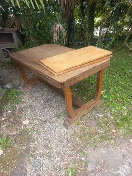 table en bois massif