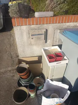 Pots et panier vélo