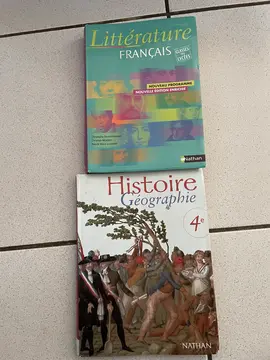 manuels Histoire 4è - Litterature Lycée