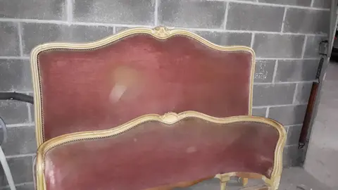 Lit style Louis XV