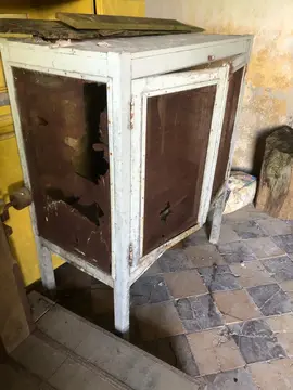 placard en grillage à refaire...