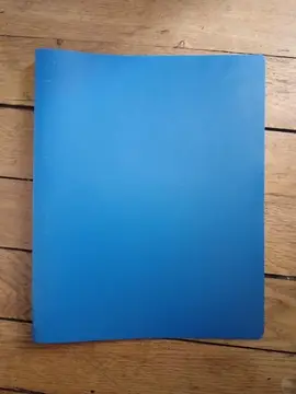 Classeur Bleu A4 plastique