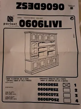 je donne un living pour salle à manger