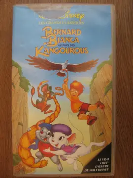 Cassette VHS Bernard et Bianca au pays des kangourous