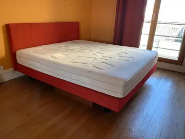 lit Grand Litier 180 x 200 (2x90 x 200) complet + draps housse 180 x 200