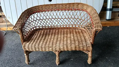 Fauteuil osier enfant