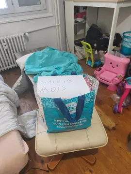 Bonjour, je donne ce sac vêtements fille