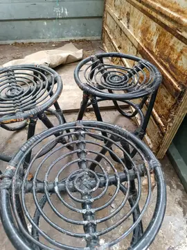tabourets en bois