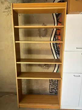 bibliothèque en bois