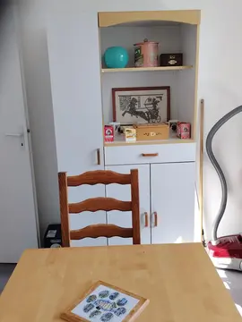 meuble de cuisine me laminé blanc bon etat