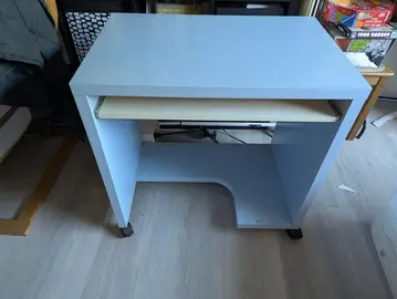 bureau a roulettes meuble ordinateur