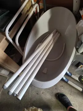 Baignoire sur le pied