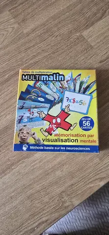 cartes apprentissage des tables de multiplication