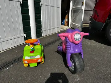 jouets enfants. : moto et camion