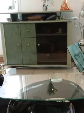 meuble télévision vert