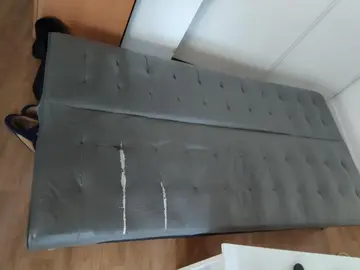 Canapé 3 places convertible simili cuir