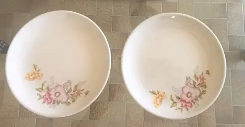 lot de 2 assiettes à dessert