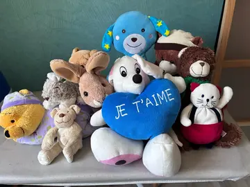 lot de peluches