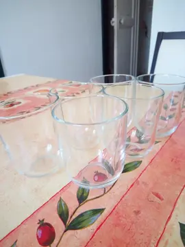 6 verres à eau