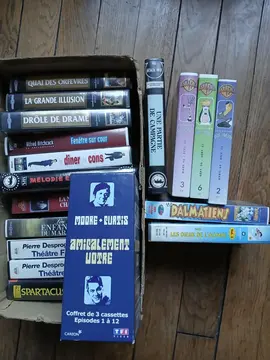 lot cassettes VHS