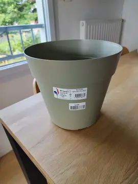 Pot de fleur 7L - Coloris Lichen / Vert gris