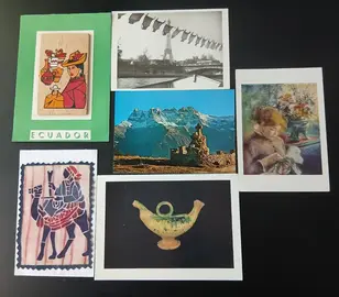 6 cartes postales non écrites