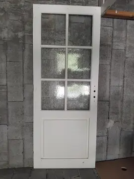portes vitrées x2