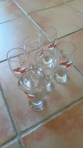 6 verres à bière