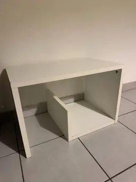 bout de table blanc