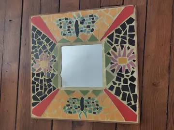 miroir en mosaïque