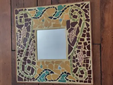 miroir en mosaïque fait main