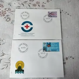 donne envelloppe 1er jour suisse 1lot part envoie