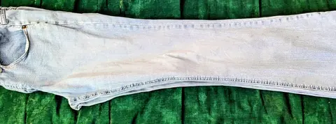 jean bleu ciel 36 pattes d'éléphant