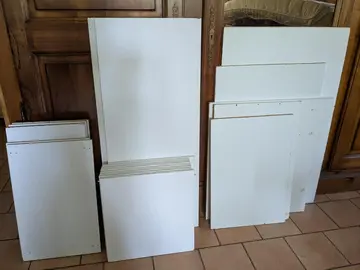 lot de planches de tailles différentes