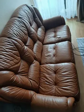 canapé cuir marron