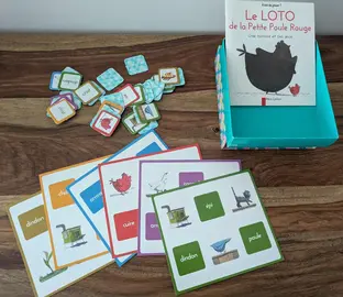 Jeu Loto de la Petite Poule Rouge - Père Castor