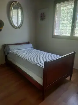 lit 80 x 180 en bois avec sommier et matelas