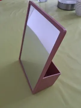 miroir avec casier arrière