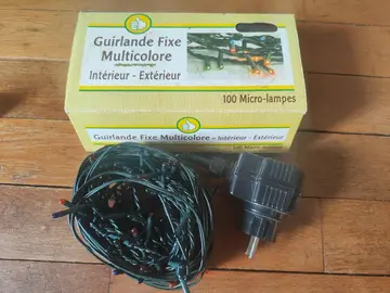 Guilande électrique 4 x couleurs