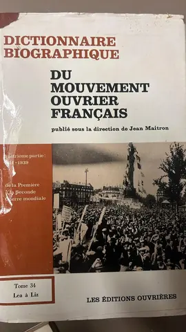 donne dictionnaire du mouvement ouvrier français