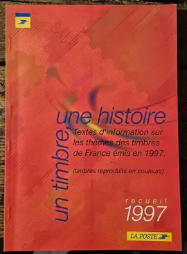 Timbres - Livre sur les timbres (rouge)